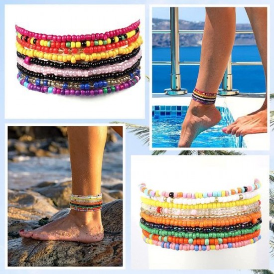 40Pcs African Waist Beads Chain Layered Belly Body Chain Beach Waist Body Accessories For Women Weight Loss 40Pcs African Waist Beads Chain Layered Belly Body Chain Beach Waist Body Accessories For Women Weight Loss